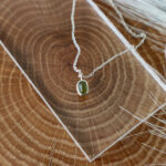 Green tourmaline necklace