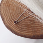 Tear drop garnet Necklace