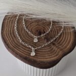 Initial coin Bracelet
