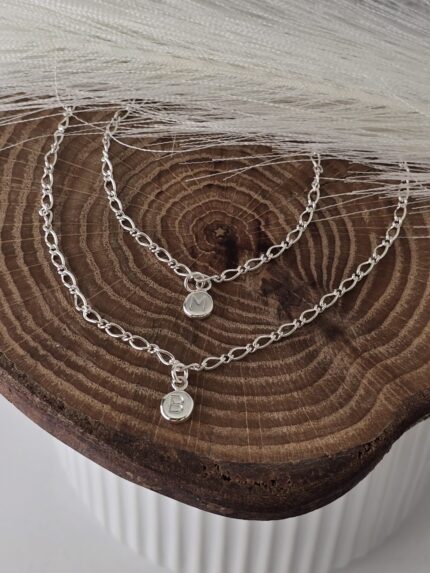 Initial coin Bracelet