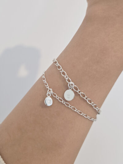 Initial coin Bracelet - Image 9