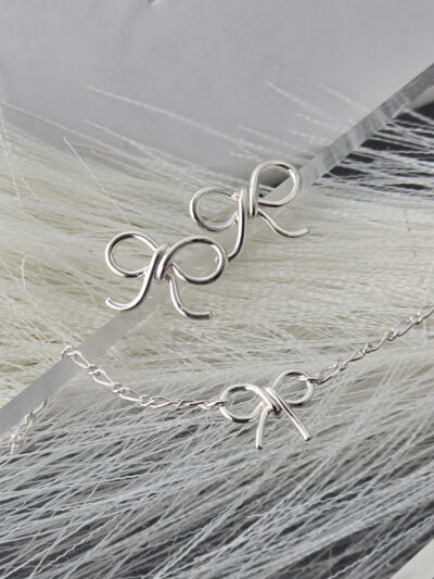 Bow Stud Earrings - Image 3