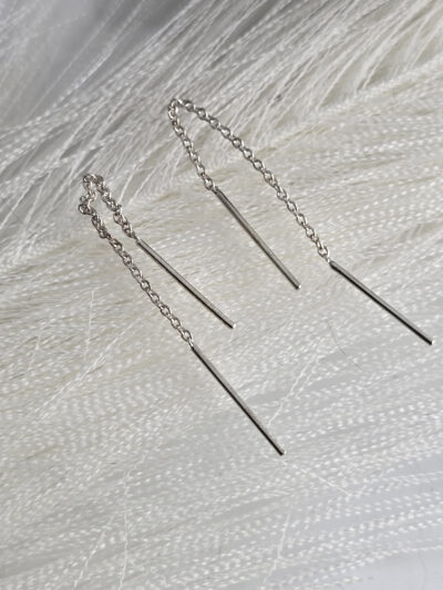 Classic Thread Earrings - Image 5